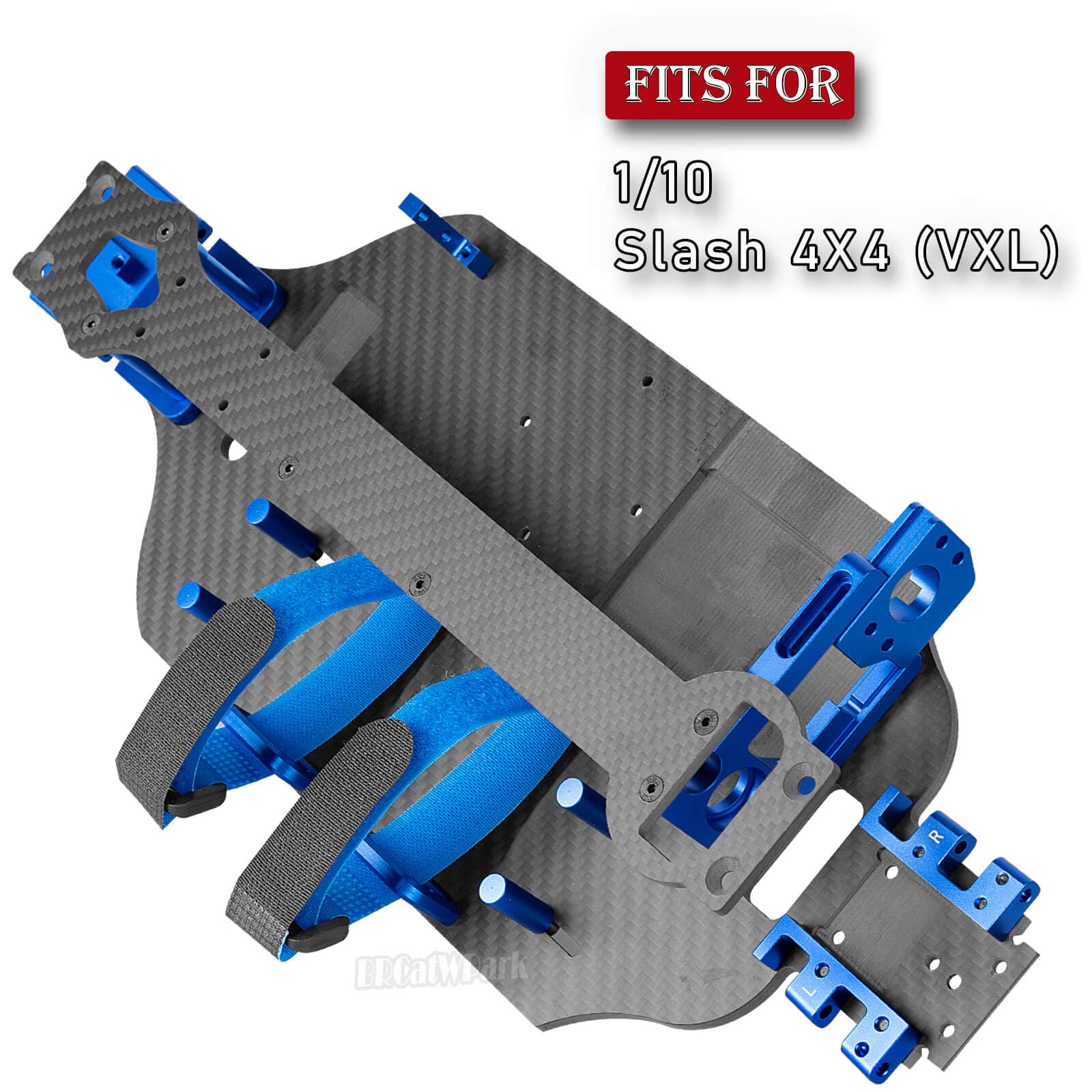 Amazon.com: BRCatWPark Carbon Fibre Chassis Upgrades Part for 1/10
